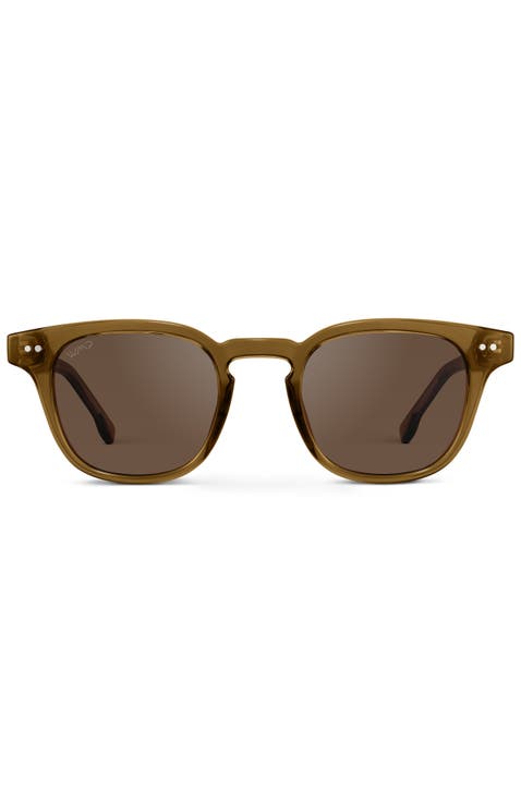 Clark - 46mm Square Polarized Sunglasses