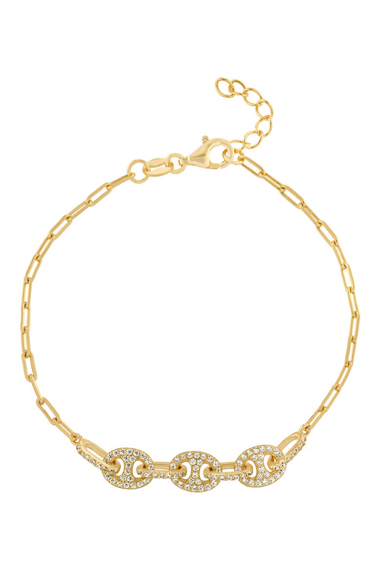 Cubic Zirconia Mariner Link Bracelet video