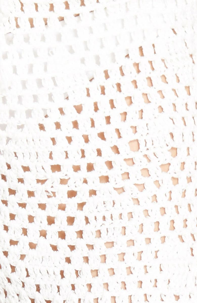 Roxy 'Sand Dollar' Crochet Cover-Up Shorts, Alternate, color,