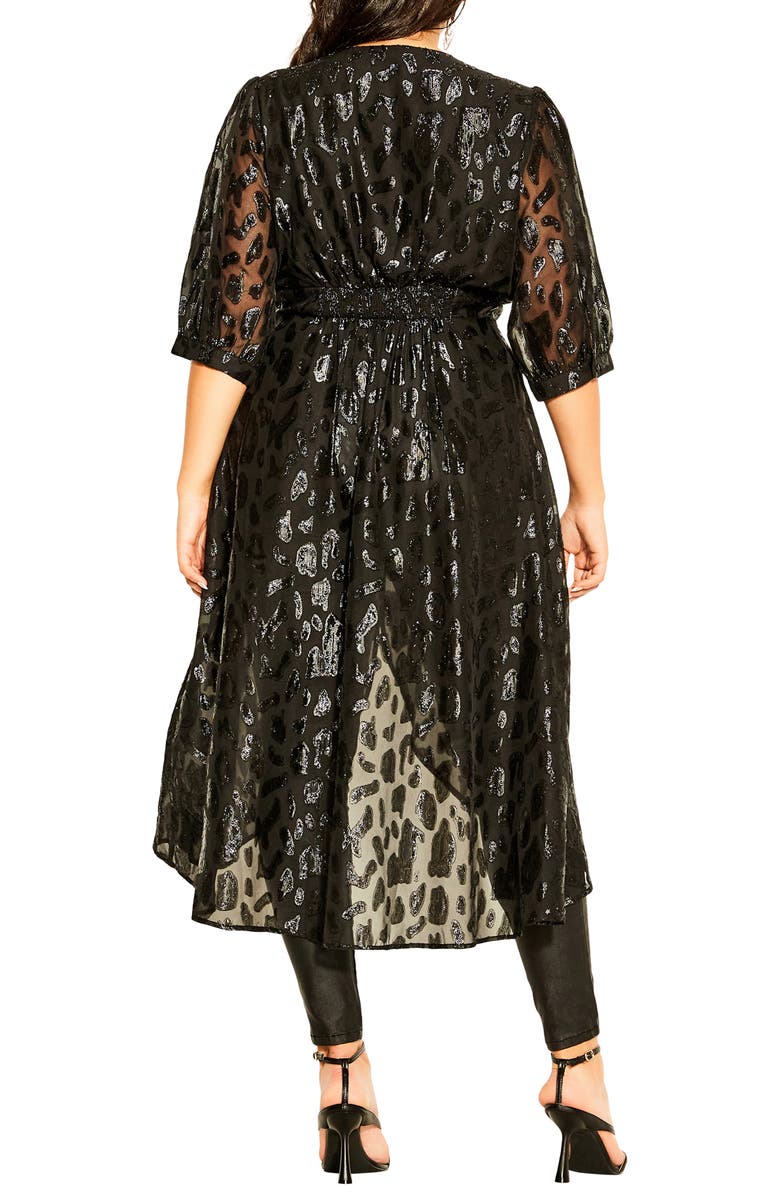 City Chic Untamed High-Low Jacket, Alternate, color, 