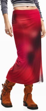 Desigual Print Maxi Skirt