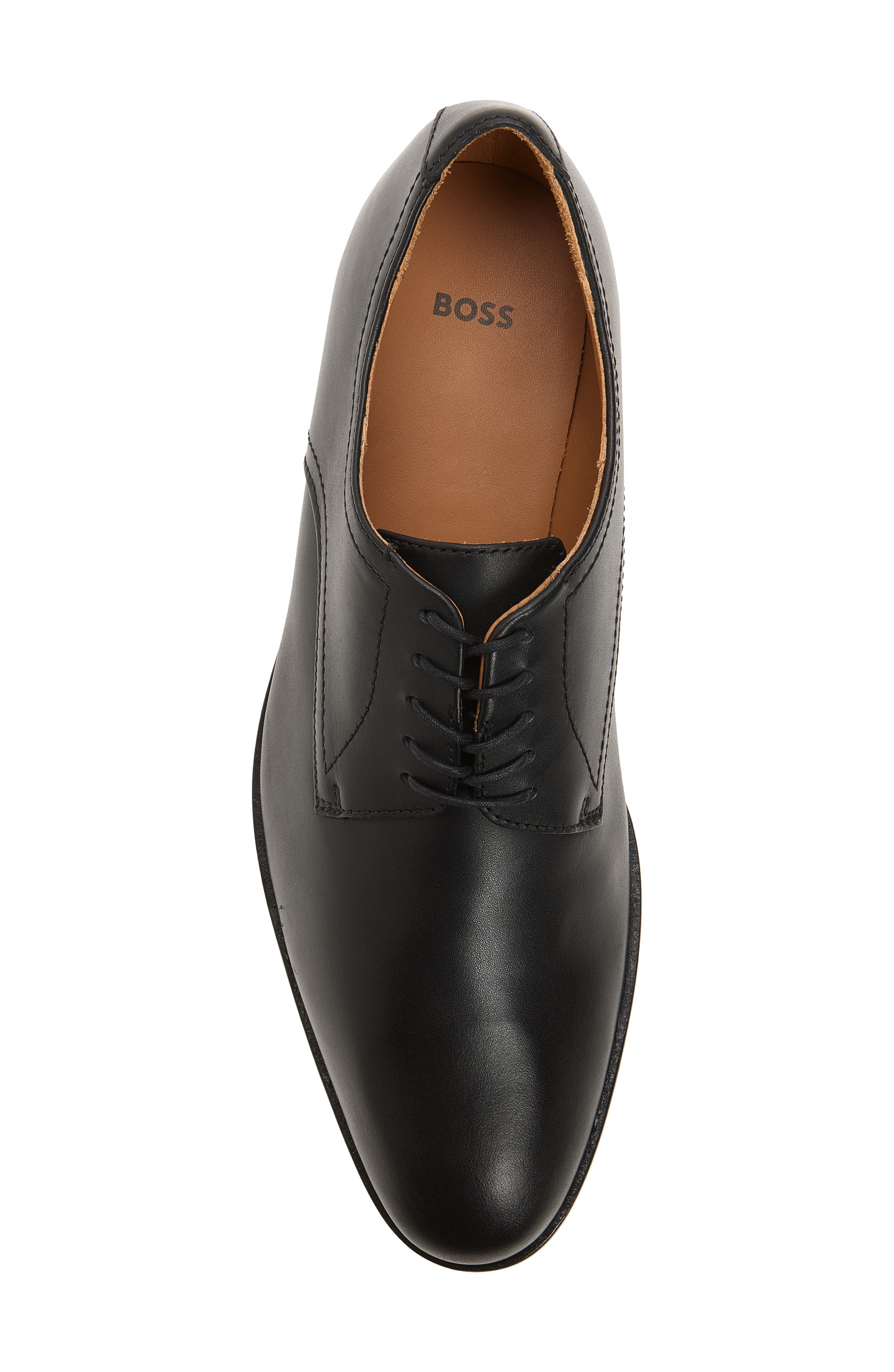 BOSS Modern Derby, Alternate, color, Dark Brown