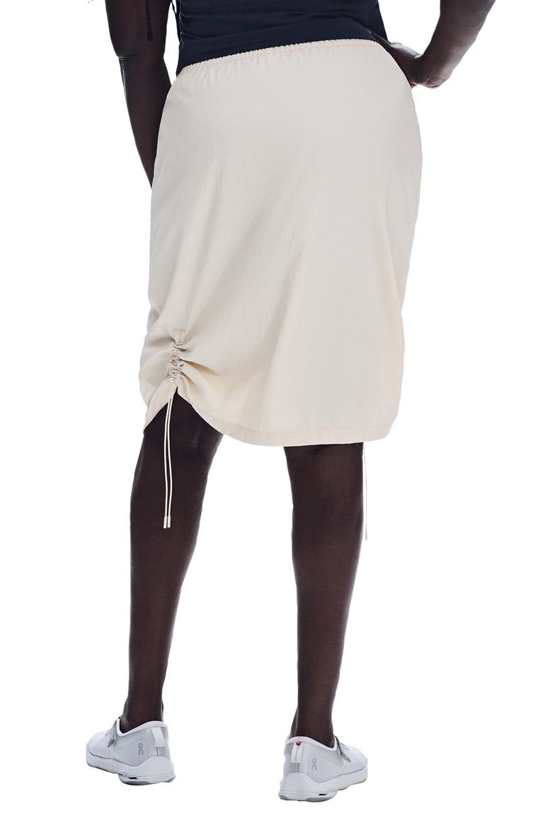 x Zendaya Drawstring Midi Skirt, Alternate, color, GRAIN