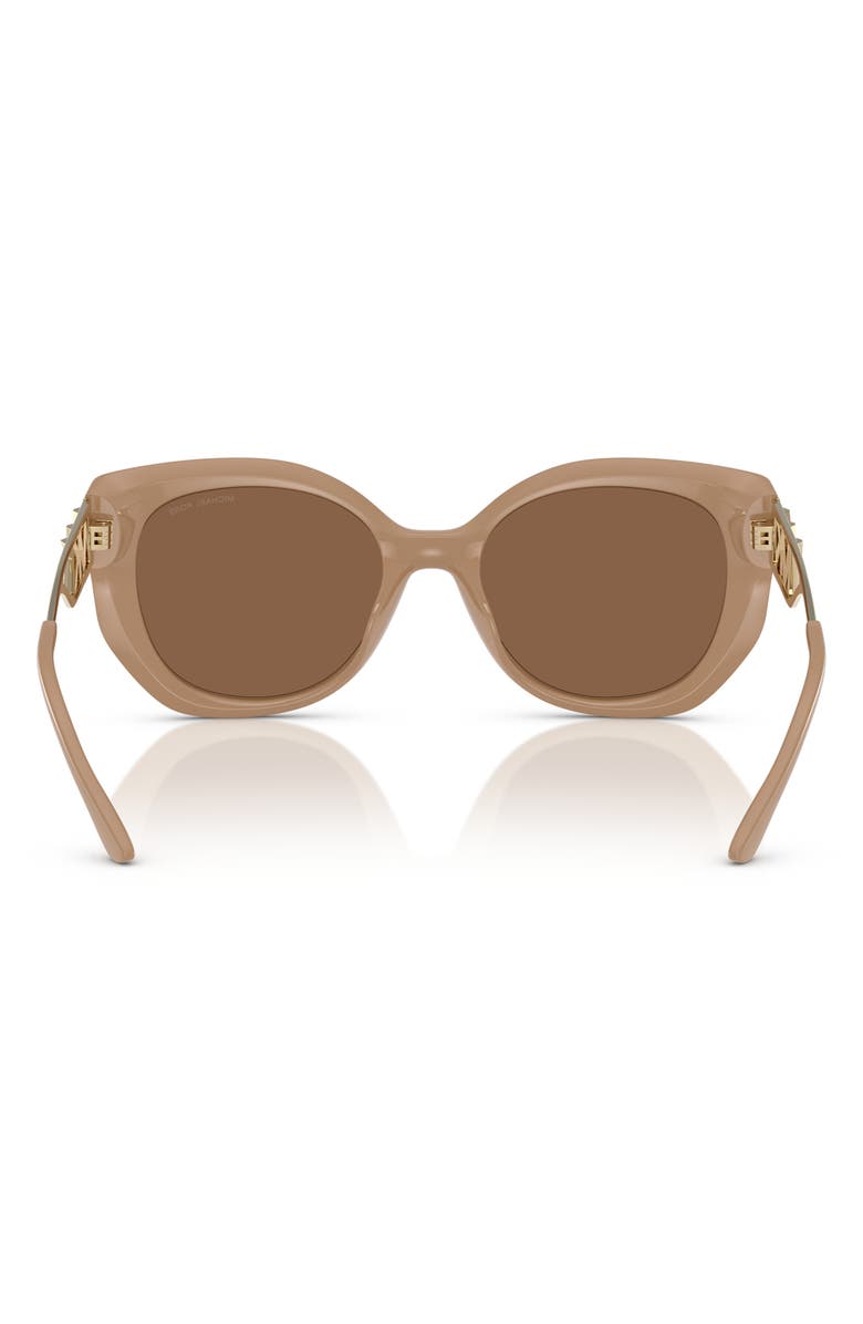 Michael Kors 53mm Cat Eye Sunglasses, Alternate, color, Caramel