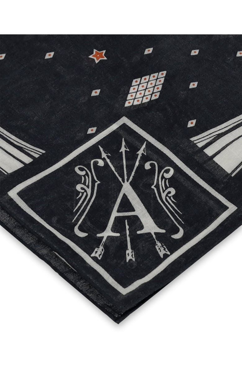 Fortela Zodiac Print Scarf, Alternate, color, Grey