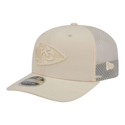 Men's New Era  Cream Kansas City Chiefs Color Pack 9SEVENTY Adjustable Hat