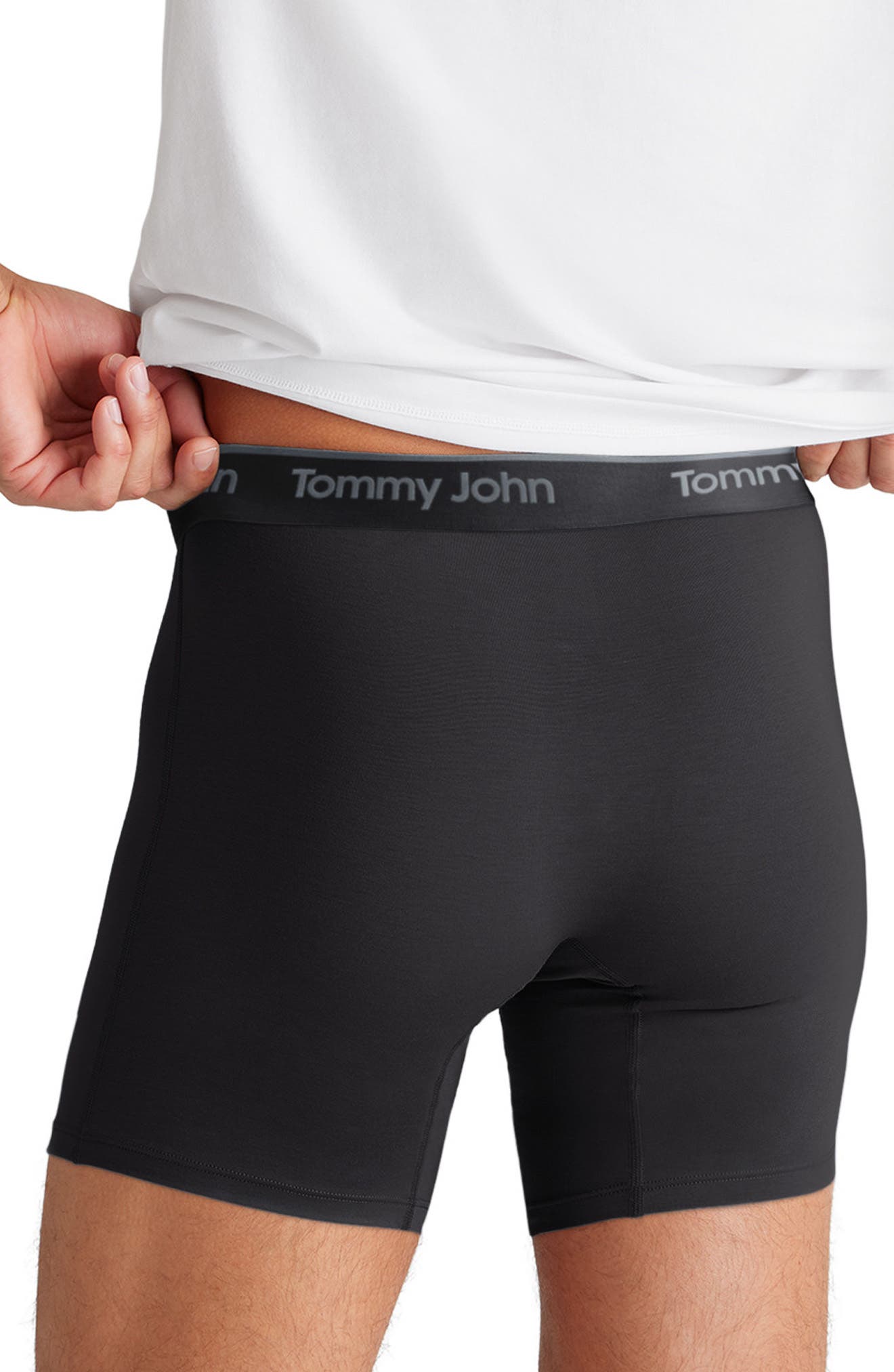 Трусы-боксеры Second Skin для мужчин, модал, 3 шт. — Tommy John — фото 3