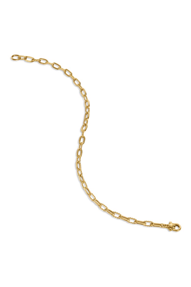 Madison Thin Bracelet in 18K Gold, 3mm, Alternate, color, GOLD