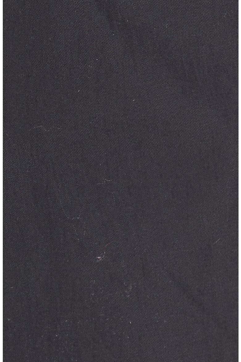 Men's Solid Swim Trunks, Alternate, color, BLACK