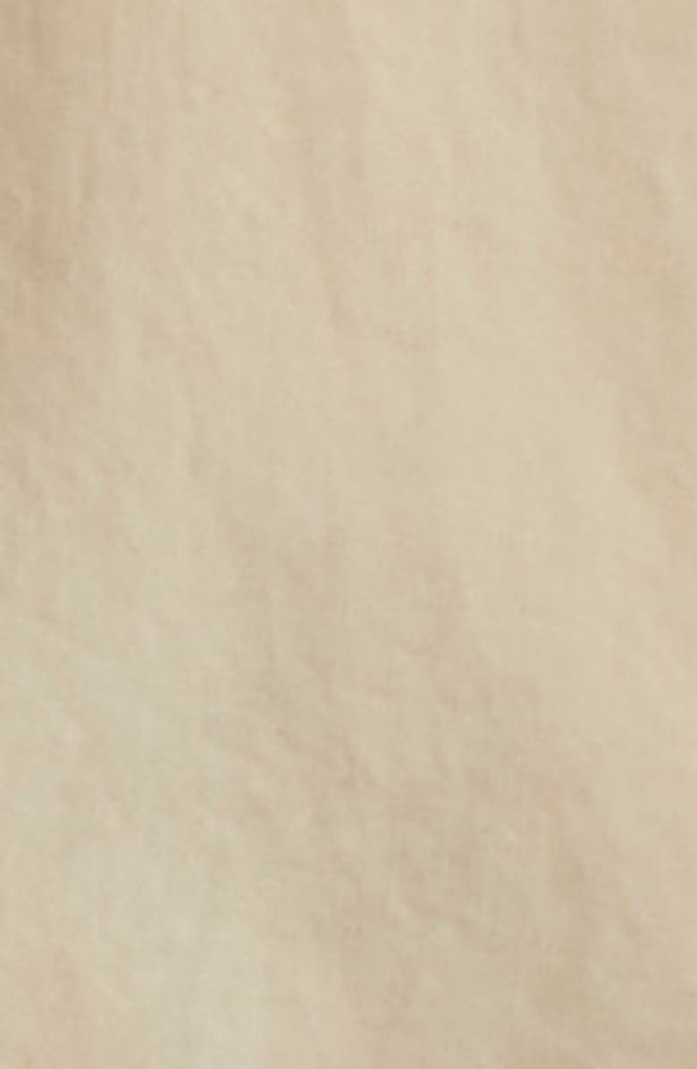 MM6 Maison Margiela Paint Splatter Gabardine Car Coat, Alternate, color, Beige