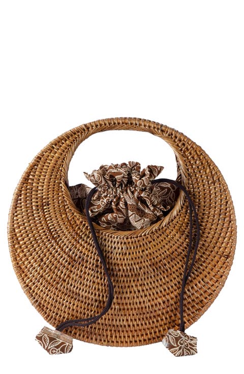 Felicita Rattan Shoulder Bag