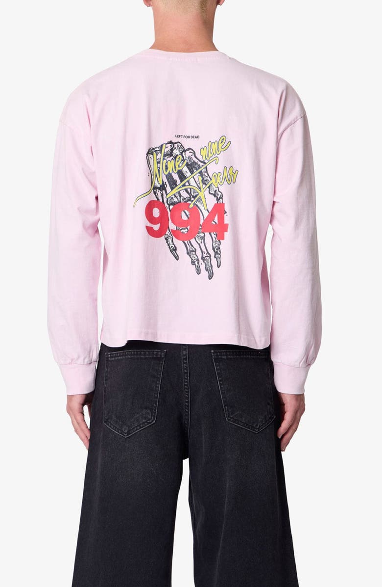 mnml Left for Dead Long Sleeve Cotton Graphic T-Shirt, Alternate, color,