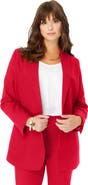 Roaman's Plus Size Bendover Blazer