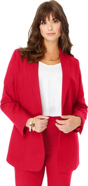 Roaman's Plus Size Bendover Blazer