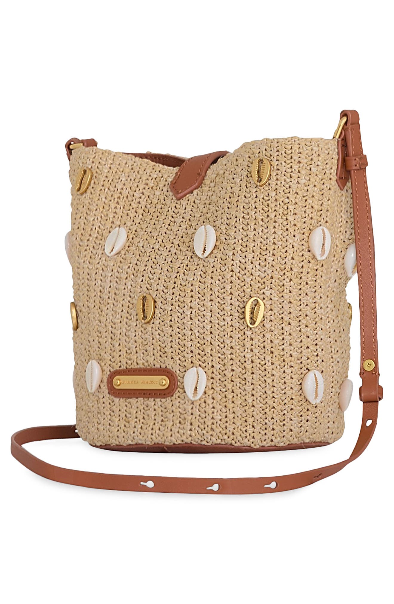 Rebecca Minkoff Small Megan Bucket Bag, Alternate, color, Natural