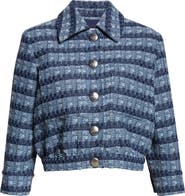 L'AGENCE Jia Crop Tweed Jacket