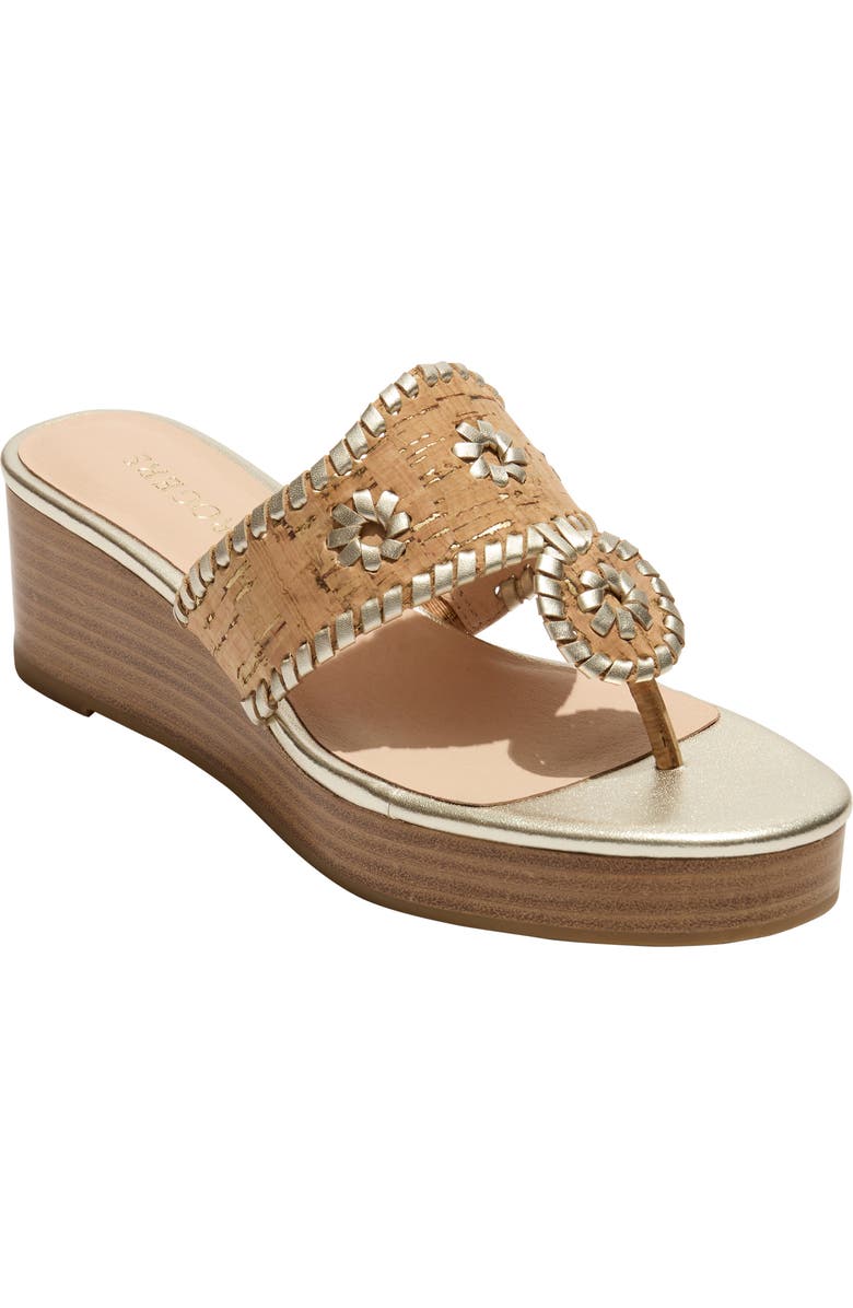 Jack Rogers Jacks Platform Wedge Flip Flop, Main, color,