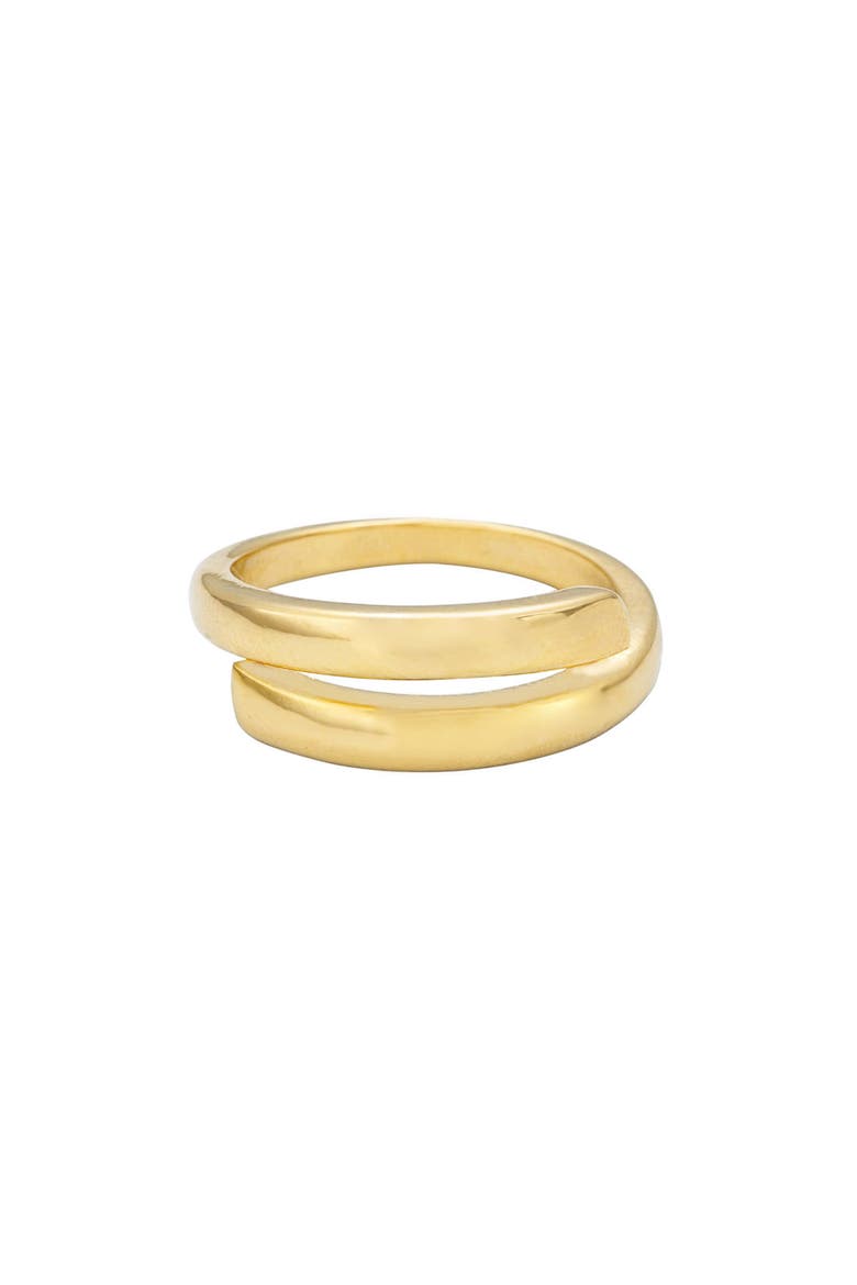 Smooth Wrap Ring, Main, color, GOLD
