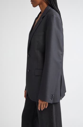 テーラードジャケット Maison Margiela Single-breasted mohair blazer Maison Margiela Single Breasted Mohair & Wool Blazer | Nordstrom
