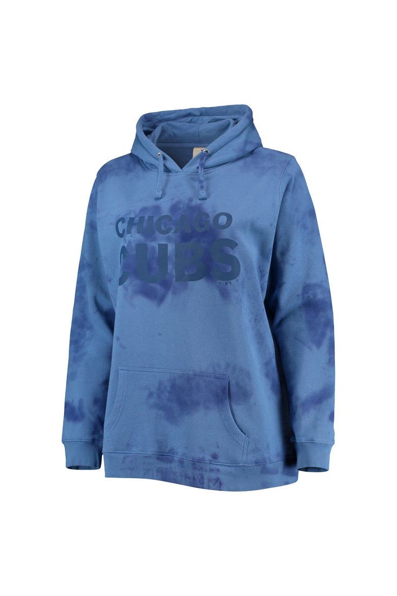 Women's Royal Chicago Cubs Plus Size Cloud Pullover Hoodie, Alternate, color, Royal