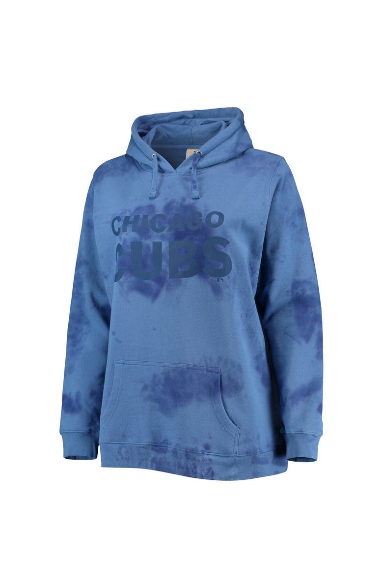 PROFILE Women's Royal Chicago Cubs Plus Size Cloud Pullover Hoodie, Alternate, color, 