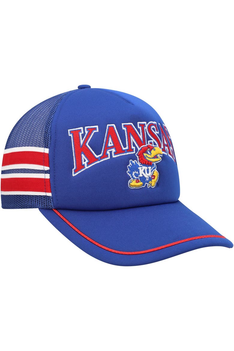 Men's '47 Royal Kansas Jayhawks Sideband Trucker Adjustable Hat, Alternate, color, Royal