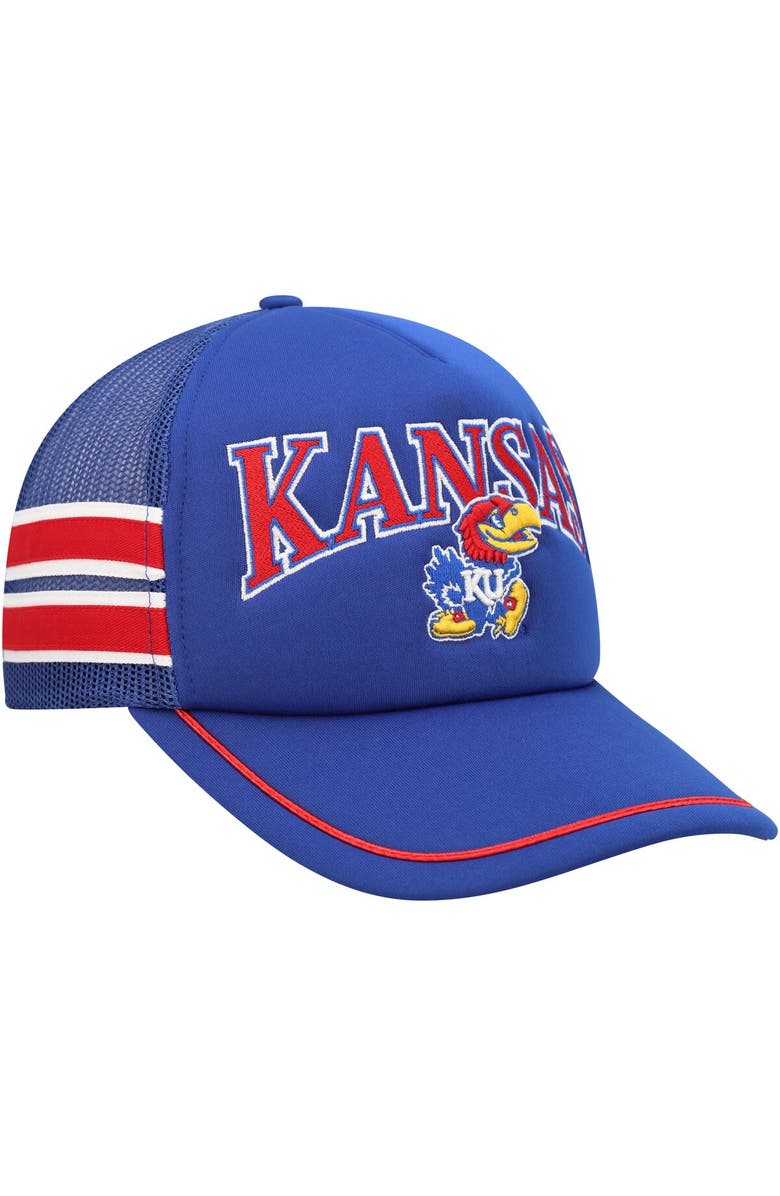'47 Men's '47 Royal Kansas Jayhawks Sideband Trucker Adjustable Hat, Alternate, color, Royal