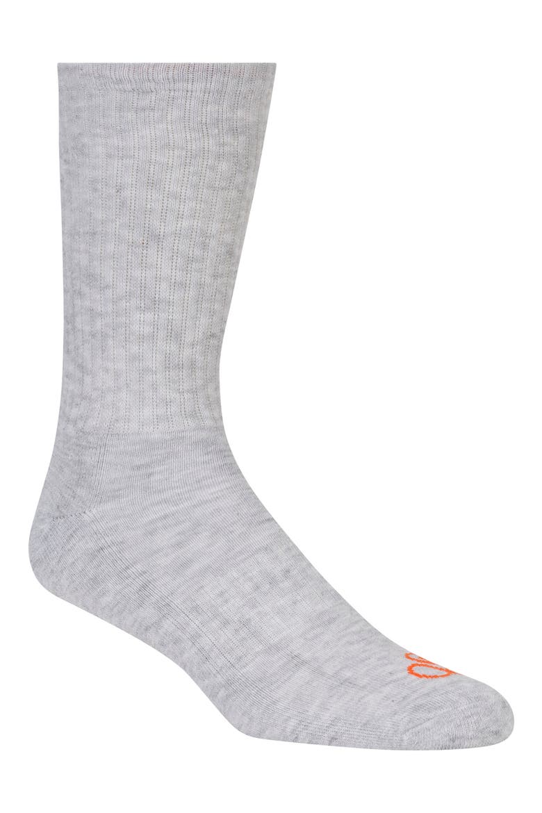 6-Pack Half Terry Crew Socks, Alternate, color, IVORY