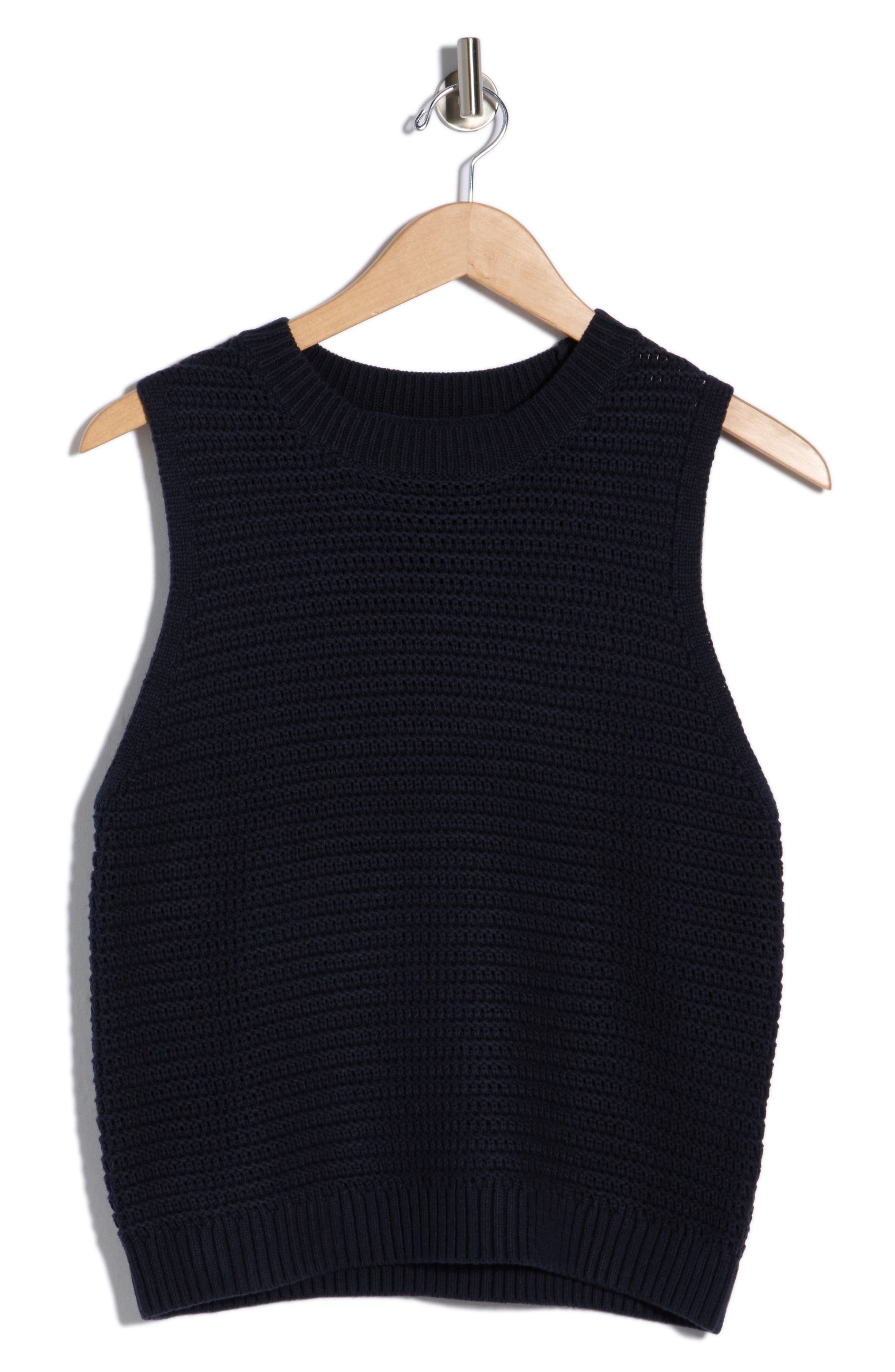 French Connection Manda Open Knit Sweater Vest (Women) | Nordstromrack