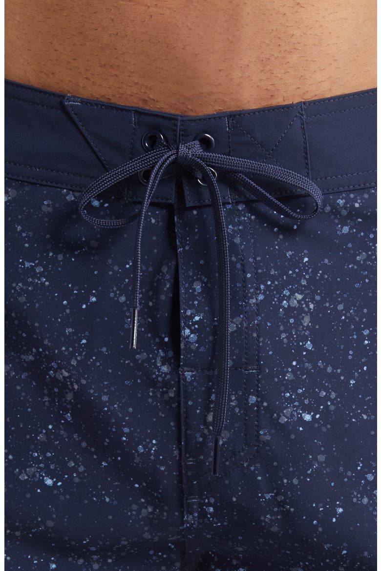 Mahalo Plenty Spatter Print Board Shorts, Alternate, color, TOTAL ECLIPSE