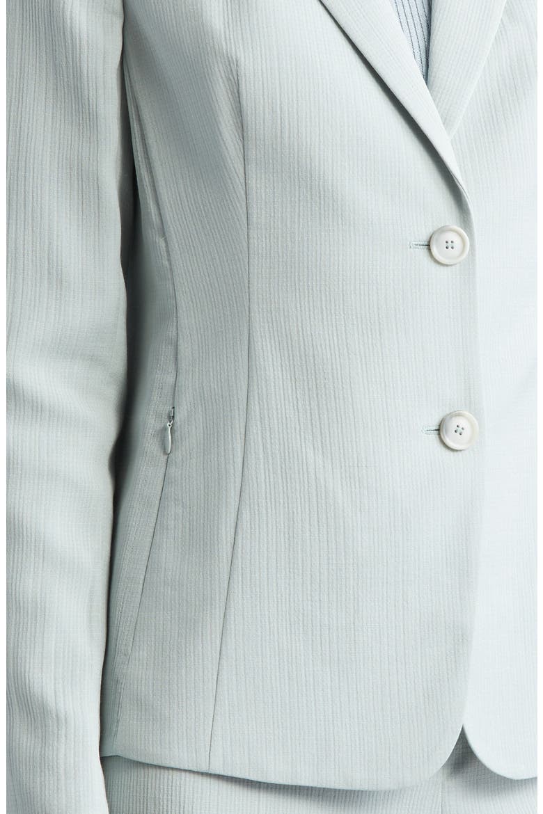Lavino Cotton & Silk Blend Double Face Jacket, Alternate, color, BLEACHED DENIM