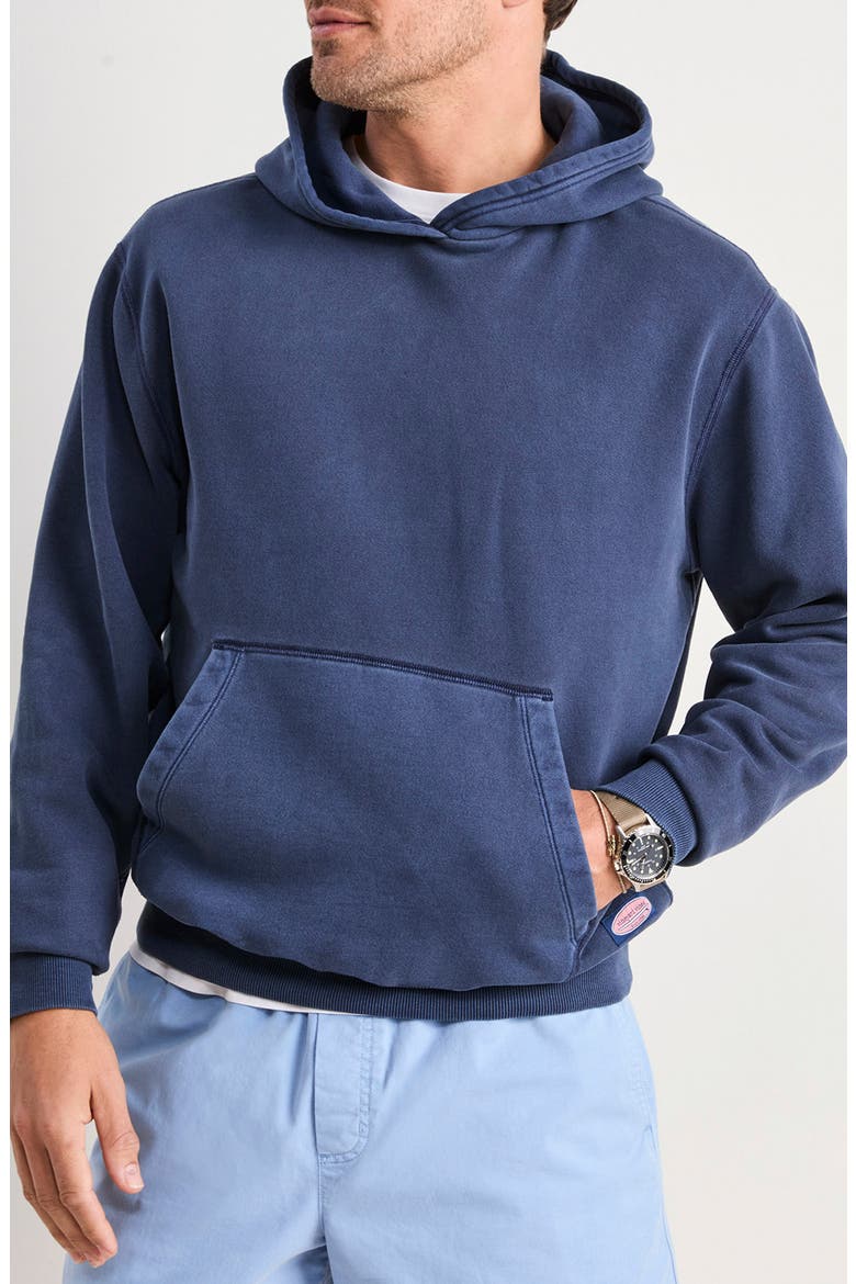 Cotton French Terry Hoodie, Main, color, BLUE MIRAGE