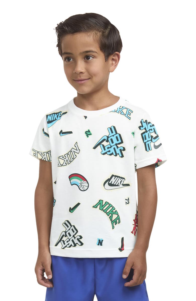 Nike Kids' Varsity Print T-Shirt, Alternate, color, 