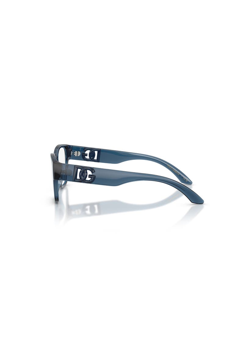 49mm Square optical glasses, Alternate, color, Blue