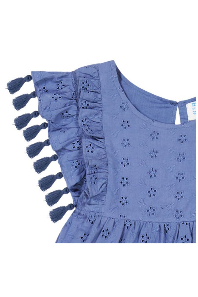 Sophie Girls Tassel Dress, Alternate, color, Blue