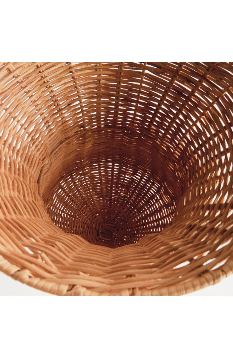 Napa Home & Garden Chesapeake Rattan Footed Urn Tall - Natural, Alternate, color, Brown