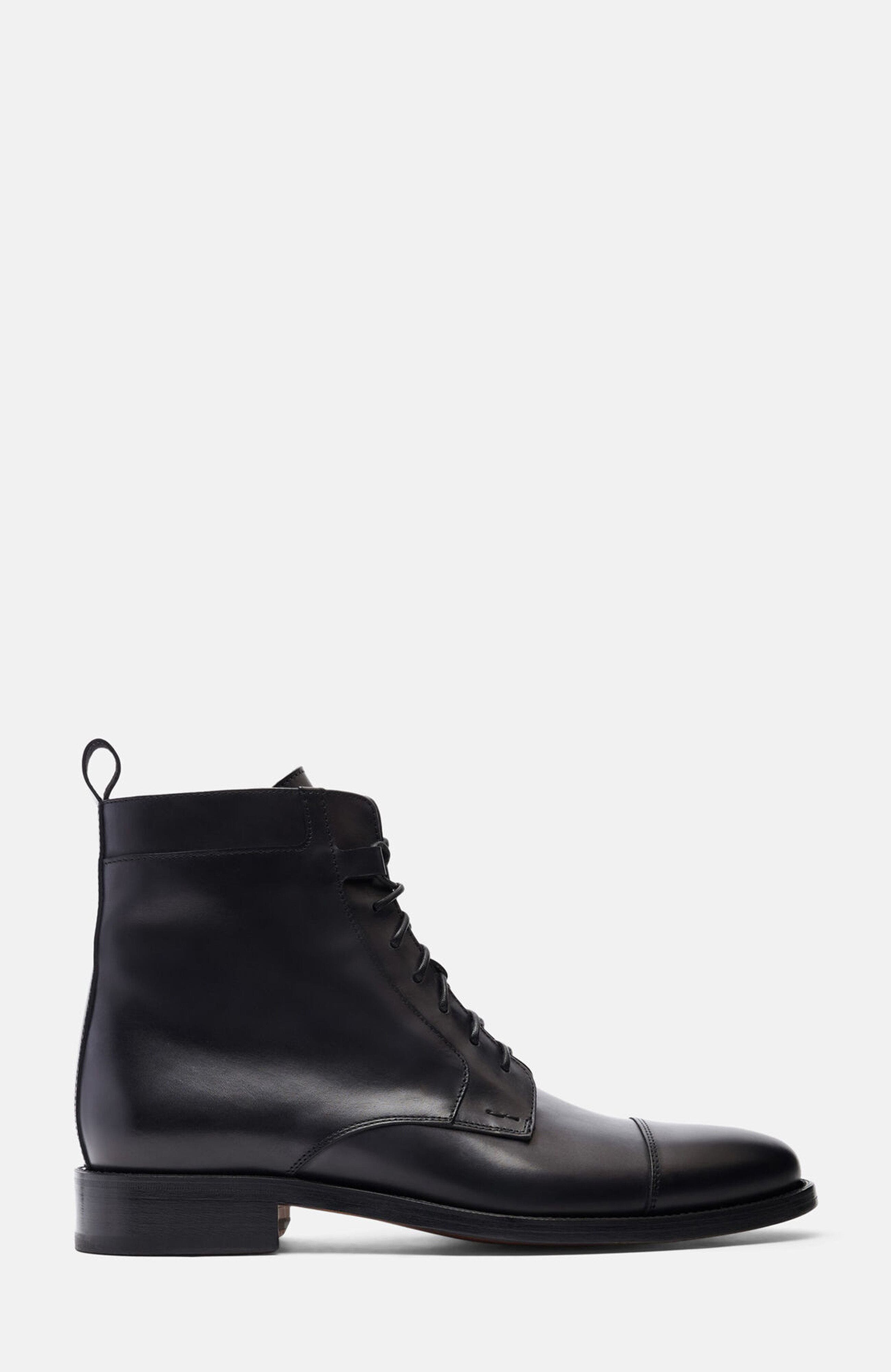 SCAROSSO Toto Boots, Alternate, color, Black Calf