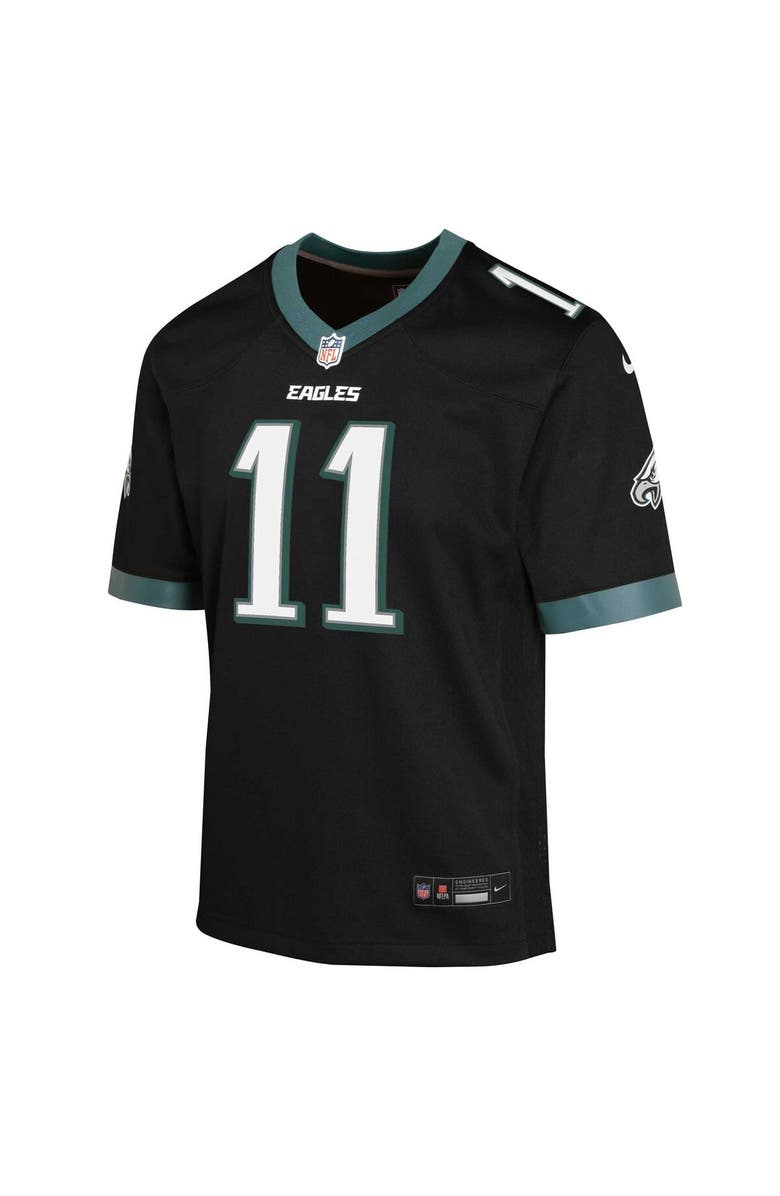 Nike Youth Nike A.J. Brown Black Philadelphia Eagles Game Jersey, Alternate, color, Black
