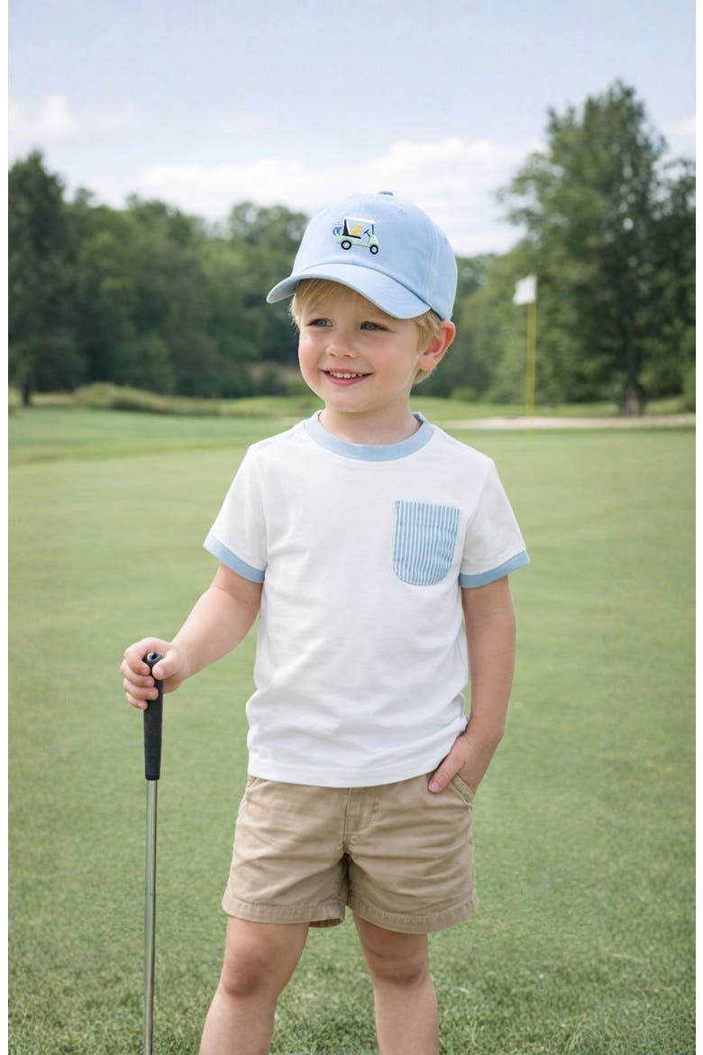 Dog in Golf Cart Baseball Hat, Alternate, color, Light Blue
