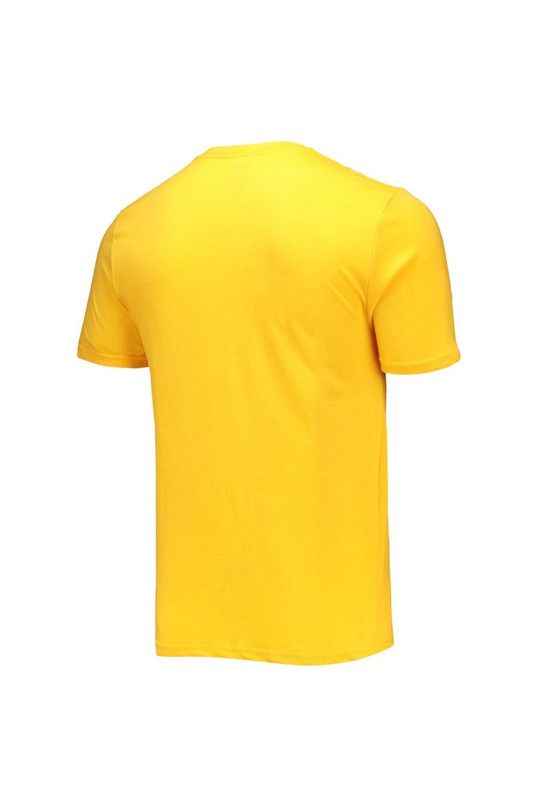 Men's Concepts Sport Heathered Charcoal/Yellow Wichita State Shockers Meter T-Shirt & Pants Sleep Set, Alternate, color, Heather Charcoal