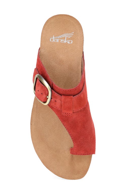 Dansko Rylee Sandal In Cayenne Suede