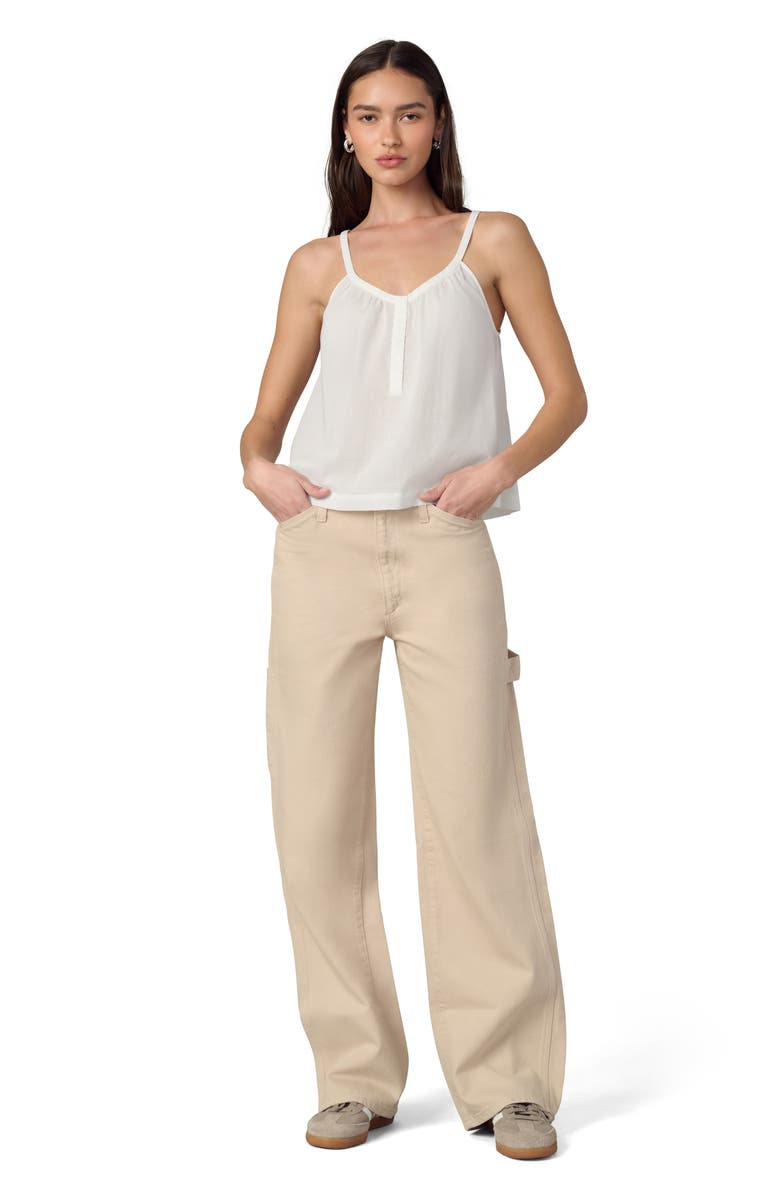 Joe's The Charlie Babydoll Tank Top, Alternate, color, White