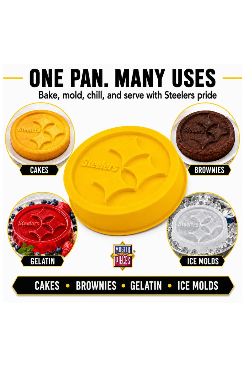 Pittsburgh Steelers Cake Pan, Alternate, color, Yellow