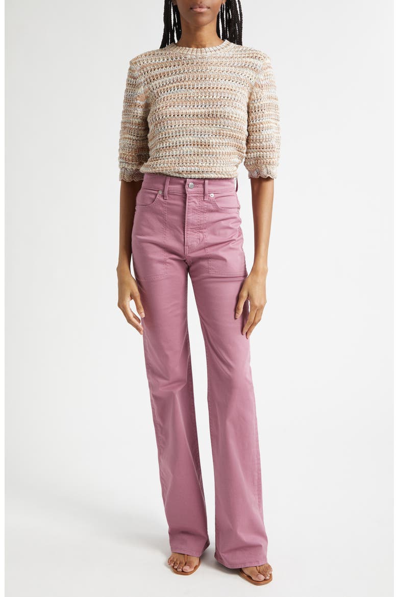 Merivale Metallic Cotton Blend Sweater, Alternate, color, BEIGE MULTI