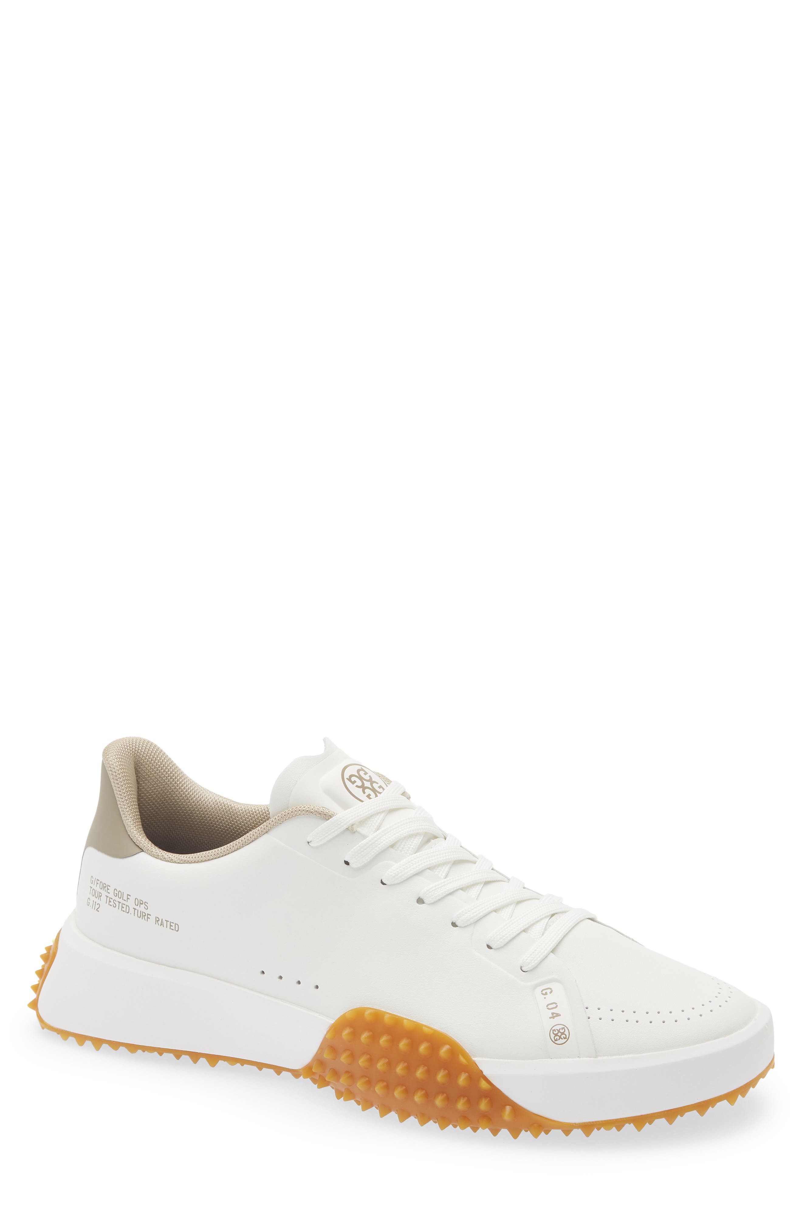 G/fore G.112 Waterproof Golf Shoe In Dune / Gum