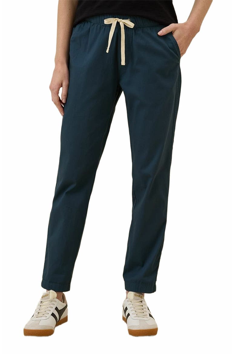 Organic Cotton Daily Twill Pant, Alternate, color, French Navy