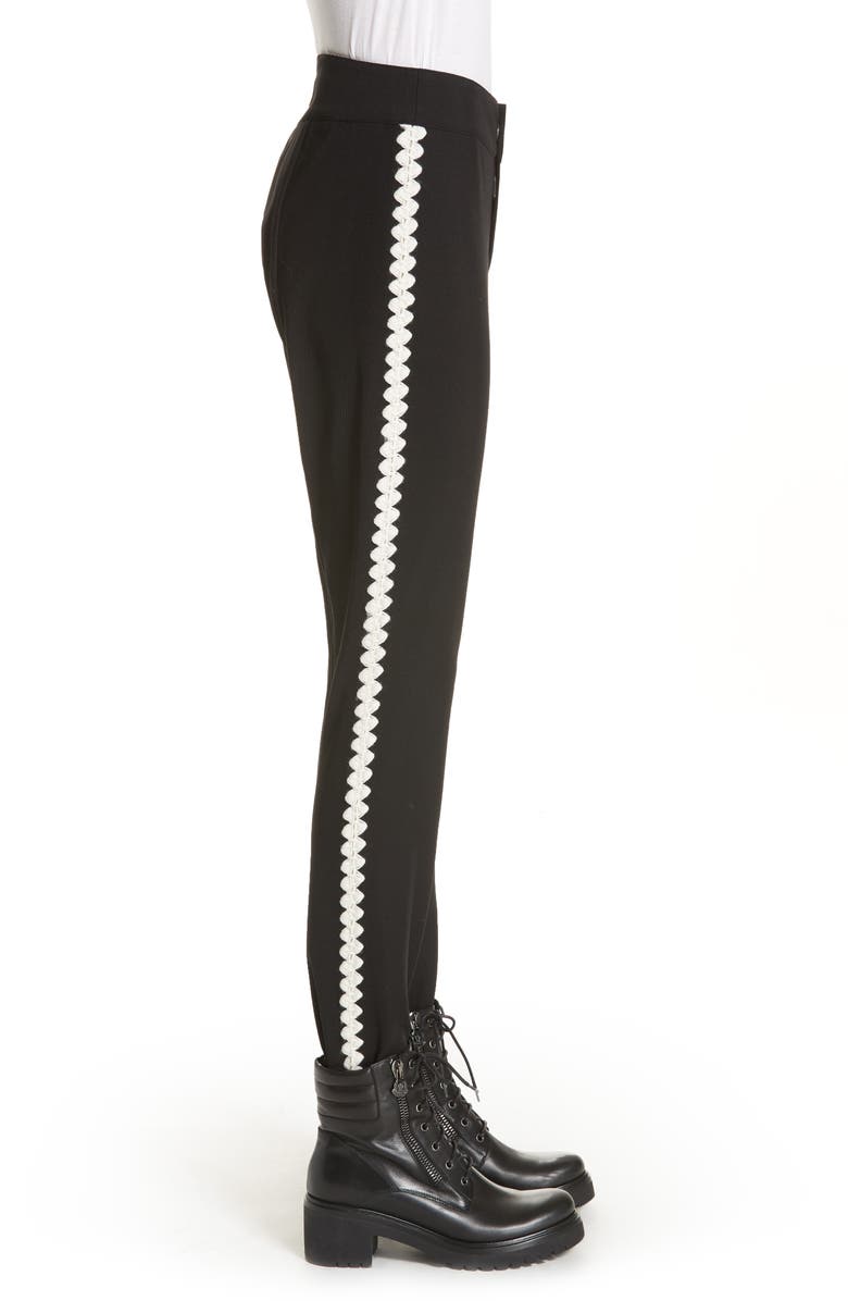 Moncler Embroidered Stirrup Ski Pants, Alternate, color, 