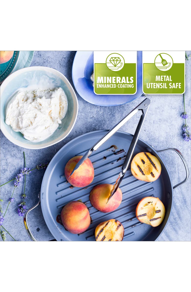 GreenPan Valencia 11-Inch Anodized Aluminum Ceramic Nonstick Grill Pan, Alternate, color, Black