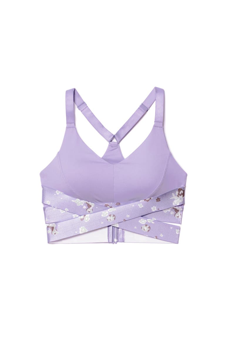 Maven Medium-Impact Sports Bra, Alternate, color, Medium purple