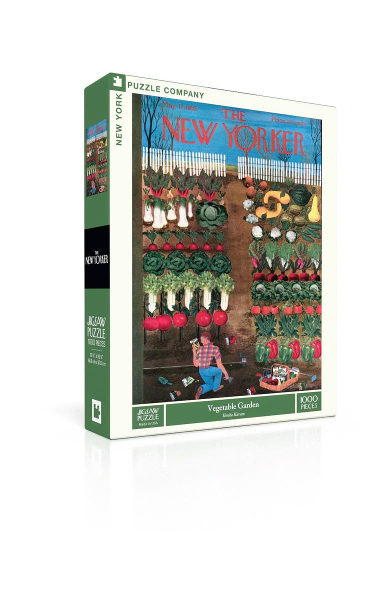 NEW YORK PUZZLE COMPANY Vegetable Garden 1000 Piece Puzzle, Alternate, color, NO COLOR